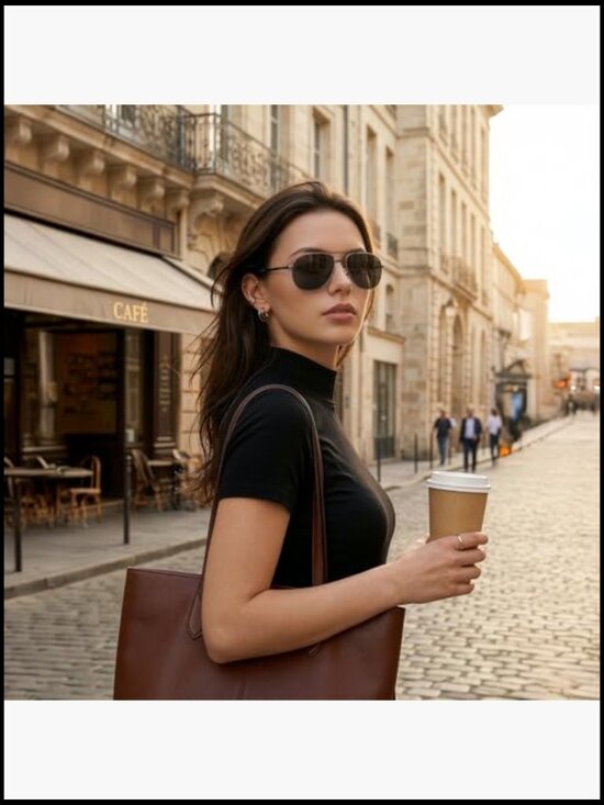 Polarized Folding Compact Pocket Sunglasses Metal Frame UV400